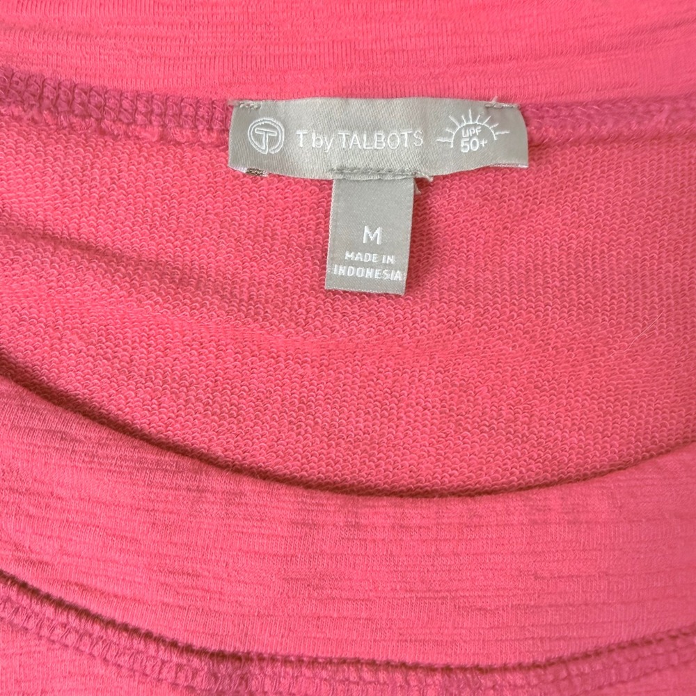 Talbots Coastal French Terry UPF 50‎ Lightweight Crewneck Sweatshirt (M) Bright - Picture 3 of 14